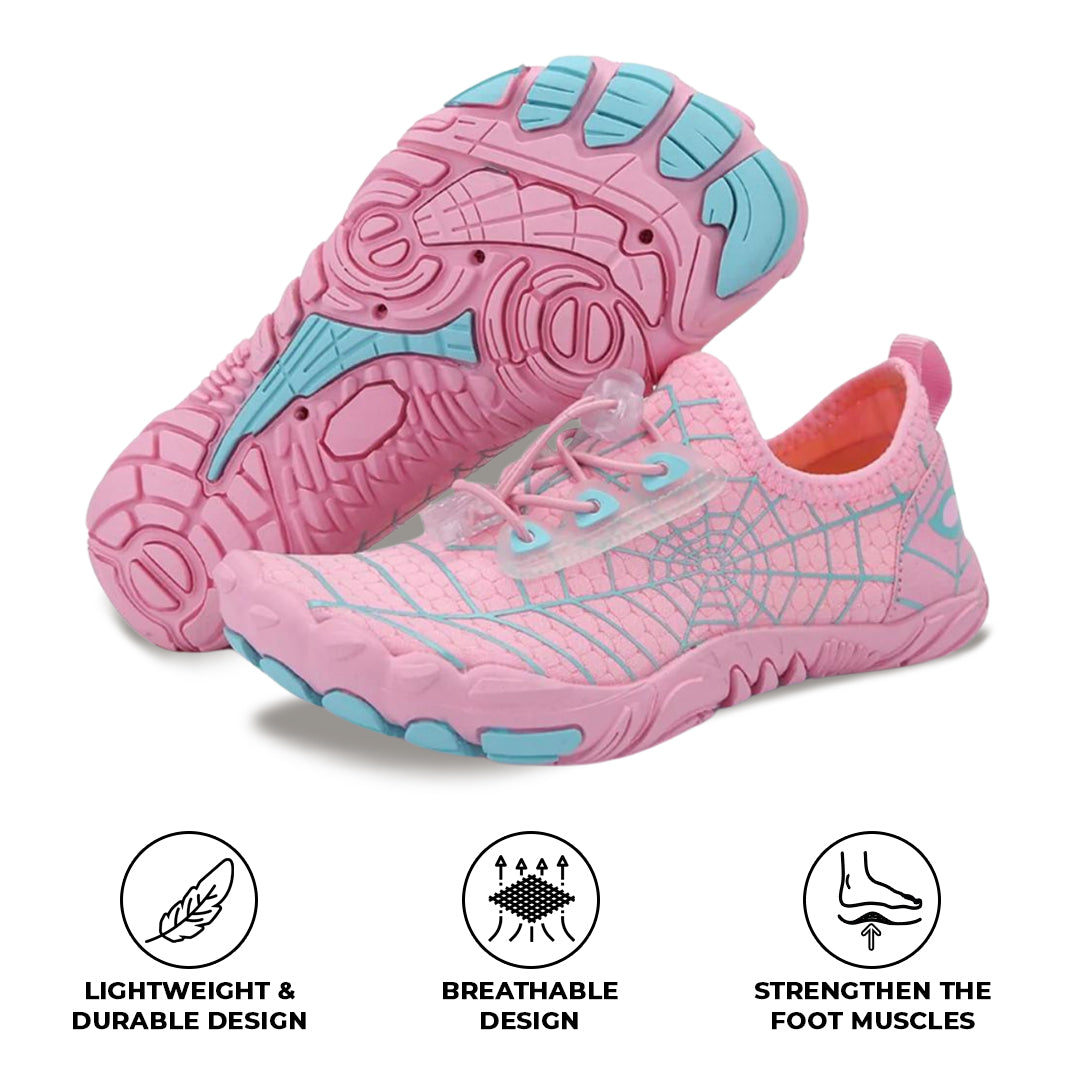 Schnelltrocknende orthopädische Barfußschuhe - Rosa