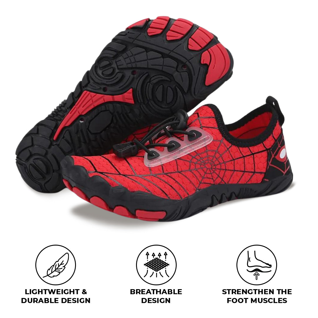 Schnelltrocknende orthopädische Barfußschuhe - Rot