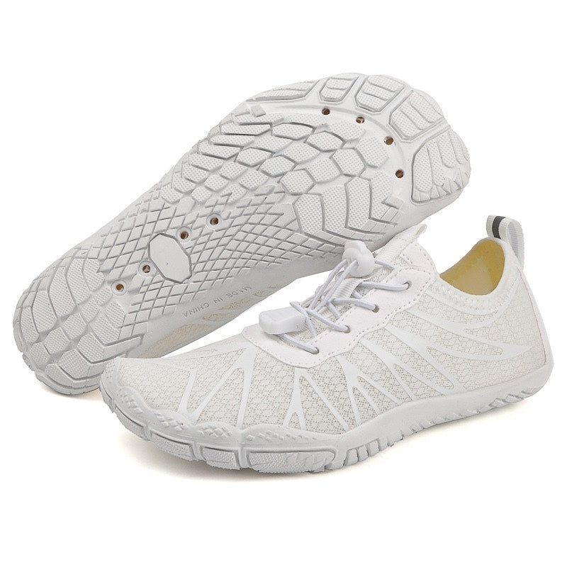 Orthopädische Barfußschuhe mit rutschfester Sohle – Weiß