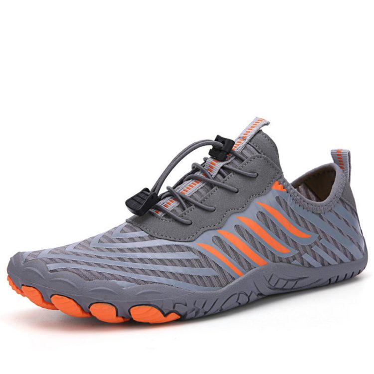 Orthopädische Schuhe All-Terrain Atmungsaktive Barfuß-Wanderschuhe - Grau