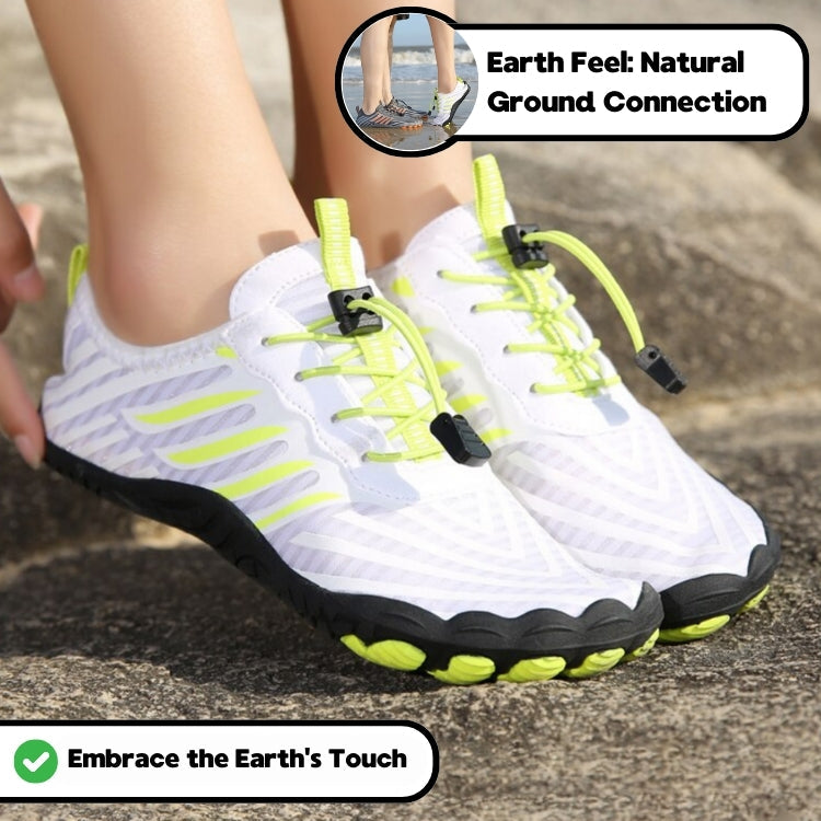 Orthopädische Schuhe All-Terrain Atmungsaktive Barfuß-Wanderschuhe - Weiß