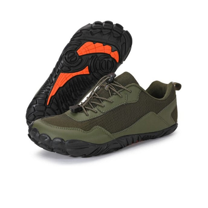 Orthopädische Barfußschuhe mit rutschfester Sohle – Grün