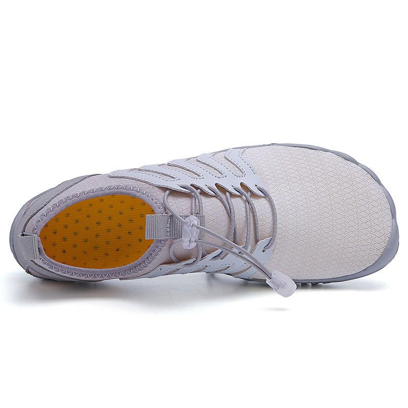 Weiß-graue universelle rutschfeste Barfuß-Orthopädieschuhe