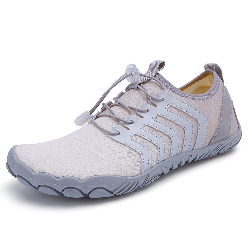 Weiß-graue universelle rutschfeste Barfuß-Orthopädieschuhe