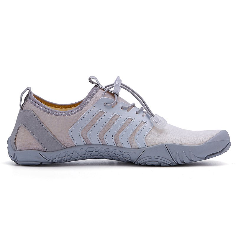Weiß-graue universelle rutschfeste Barfuß-Orthopädieschuhe
