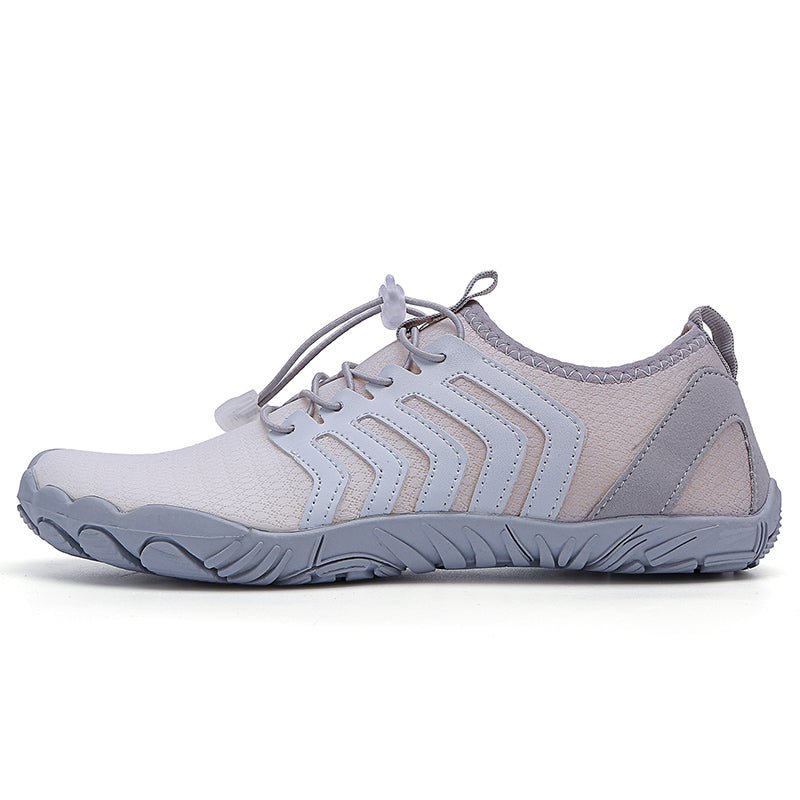 Weiß-graue universelle rutschfeste Barfuß-Orthopädieschuhe