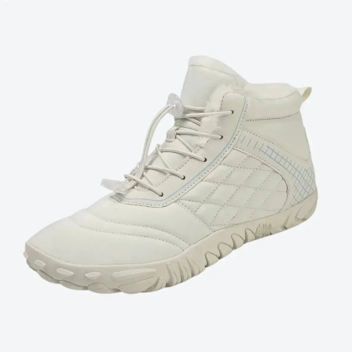 Warme pelzgefütterte rutschfeste Schneestiefel für Herren für die Arbeit im Winter im Freien